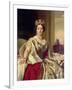 Portrait of Queen Victoria 1859-Franz Xaver Winterhalter-Framed Giclee Print