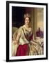 Portrait of Queen Victoria 1859-Franz Xaver Winterhalter-Framed Giclee Print