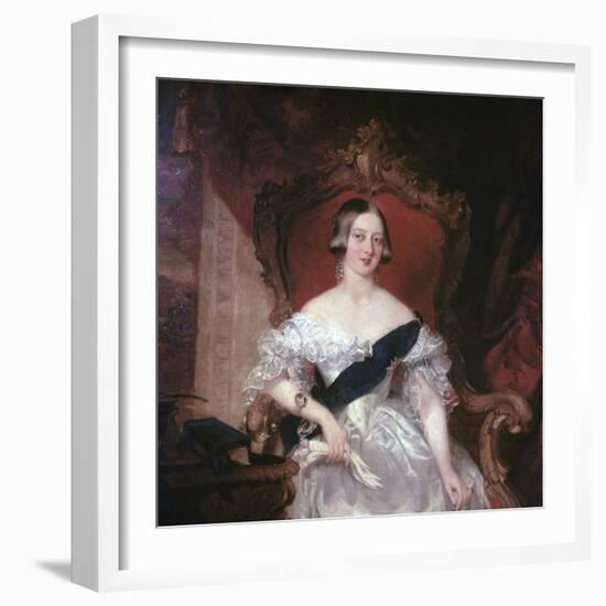 Portrait of Queen Victoria, 19th Century-Herbert Luther Smith-Framed Giclee Print