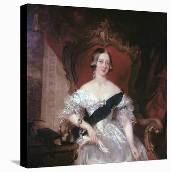 Portrait of Queen Victoria, 19th Century-Herbert Luther Smith-Stretched Canvas