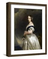 Portrait of Queen Victoria-Franz Xaver Winterhalter-Framed Giclee Print