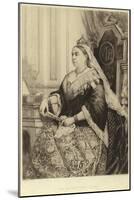 Portrait of Queen Victoria-Alexander Bassano-Mounted Giclee Print