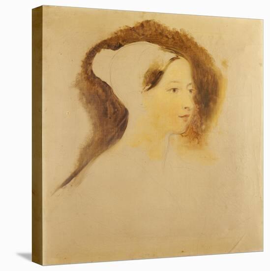 Portrait of Queen Victoria-Sir David Wilkie-Stretched Canvas