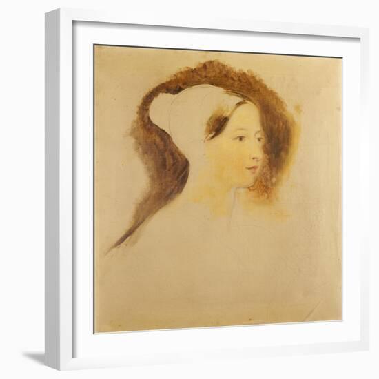 Portrait of Queen Victoria-Sir David Wilkie-Framed Giclee Print