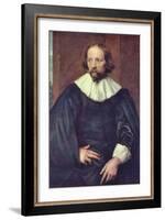 Portrait of Quintijn Simons-Sir Anthony Van Dyck-Framed Art Print