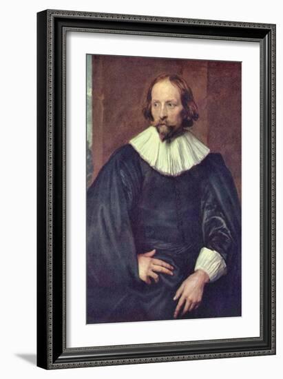 Portrait of Quintijn Simons-Sir Anthony Van Dyck-Framed Art Print