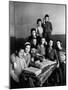 Portrait of Rabbi Eleazar Brizel and Students-Alfred Eisenstaedt-Mounted Photographic Print