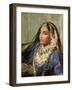 Portrait of Rani Jindan Singh, in an Indian Sari-George Richmond-Framed Giclee Print