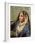 Portrait of Rani Jindan Singh, in an Indian Sari-George Richmond-Framed Giclee Print