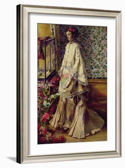 Portrait of Rapha, 1871-Pierre-Auguste Renoir-Framed Giclee Print