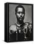 Portrait of Ras Makonnen (1852-1906), general and governor of Harar province in Ethiopia-French Photographer-Framed Stretched Canvas