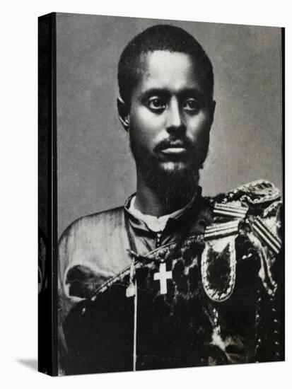 Portrait of Ras Makonnen (1852-1906), general and governor of Harar province in Ethiopia-French Photographer-Stretched Canvas