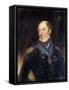 Portrait of Rear Admiral Sir Charles Cunningham (1755-1834). Oil on Wood, 1833, by Henry Wyatt (179-Henry Wyatt-Framed Stretched Canvas