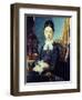 Portrait of Relative-Giacomo Favretto-Framed Giclee Print