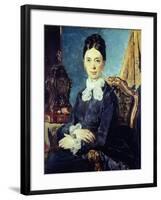 Portrait of Relative-Giacomo Favretto-Framed Giclee Print