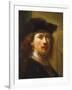 Portrait of Rembrandt, Half Length-Govaert Flinck-Framed Giclee Print