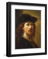 Portrait of Rembrandt, Half Length-Govaert Flinck-Framed Giclee Print