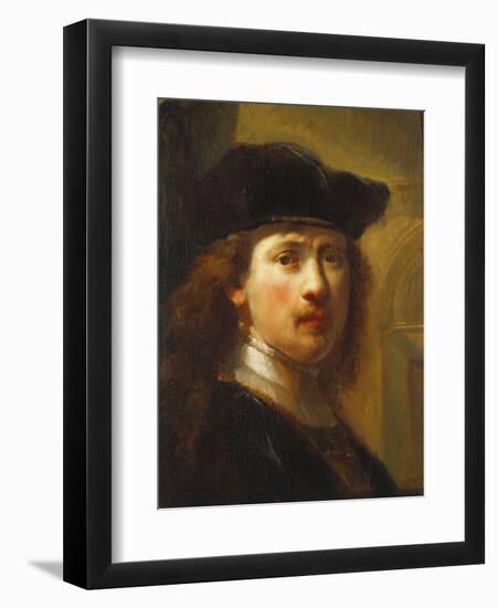 Portrait of Rembrandt, Half Length-Govaert Flinck-Framed Giclee Print