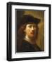 Portrait of Rembrandt, Half Length-Govaert Flinck-Framed Giclee Print