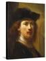 Portrait of Rembrandt, Half Length-Govaert Flinck-Stretched Canvas