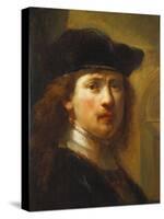 Portrait of Rembrandt, Half Length-Govaert Flinck-Stretched Canvas