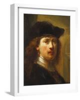 Portrait of Rembrandt, Half Length-Govaert Flinck-Framed Giclee Print