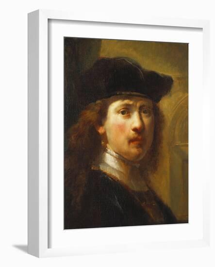 Portrait of Rembrandt, Half Length-Govaert Flinck-Framed Giclee Print