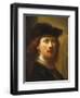 Portrait of Rembrandt, Half Length-Govaert Flinck-Framed Giclee Print