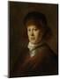 Portrait of Rembrandt Harmensz Van Rijn, 1628-Jan The Elder Lievens-Mounted Giclee Print