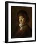 Portrait of Rembrandt Harmensz Van Rijn, 1628-Jan The Elder Lievens-Framed Giclee Print