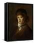 Portrait of Rembrandt Harmensz Van Rijn, Jan Lievens.-Jan Lievens-Framed Stretched Canvas