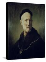 Portrait of Rembrandt's Father-Rembrandt van Rijn-Stretched Canvas
