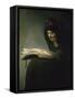 Portrait of Rembrandt's Mother-Rembrandt van Rijn-Framed Stretched Canvas