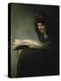Portrait of Rembrandt's Mother-Rembrandt van Rijn-Stretched Canvas