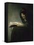 Portrait of Rembrandt's Mother-Rembrandt van Rijn-Framed Stretched Canvas