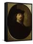 Portrait of Rembrandt-Rembrandt van Rijn-Framed Stretched Canvas