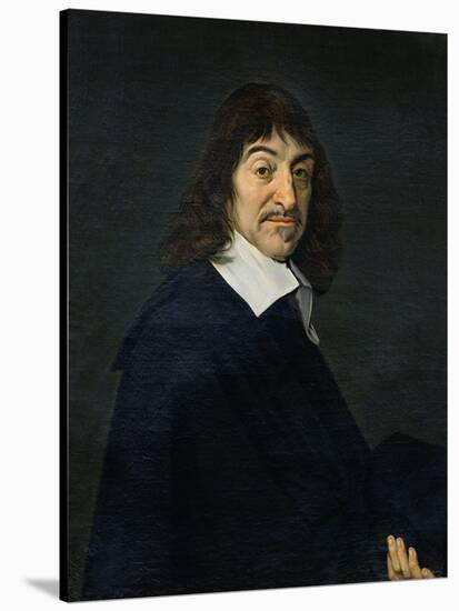 Portrait of Rene Descartes (1596-1650) c.1649-Frans Hals-Stretched Canvas