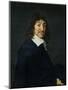 Portrait of Rene Descartes (1596-1650) c.1649-Frans Hals-Mounted Giclee Print