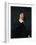 Portrait of Rene Descartes (1596-1650) c.1649-Frans Hals-Framed Giclee Print