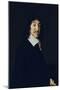 Portrait of Rene Descartes - 1649 - 77,5x68,5 cm - oil on canvas. LOUVRE MUSEUM-PAINTINGS, FRANCE-FRANS HALS-Mounted Poster