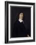 Portrait of Rene Descartes Philosopher. Ca. 1640-Frans Hals-Framed Art Print