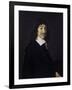 Portrait of Rene Descartes Philosopher. Ca. 1640-Frans Hals-Framed Art Print