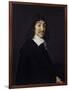 Portrait of Rene Descartes Philosopher. Ca. 1640-Frans Hals-Framed Art Print