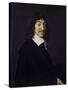 Portrait of Rene Descartes Philosopher. Ca. 1640-Frans Hals-Stretched Canvas