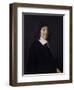 Portrait of Rene Descartes Philosopher. Ca. 1640-Frans Hals-Framed Art Print