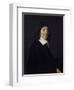 Portrait of Rene Descartes Philosopher. Ca. 1640-Frans Hals-Framed Art Print