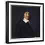 Portrait of René Descartes-Frans Hals-Framed Art Print