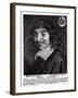 Portrait of Rene Descartes-Frans Hals-Framed Giclee Print