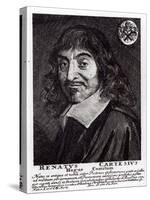 Portrait of Rene Descartes-Frans Hals-Stretched Canvas