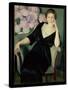 Portrait of Rene Ivanovna Notgaft (B.1880) 1914-Boris Kustodiyev-Stretched Canvas